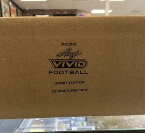 2025 Leaf Vivid Football 12-Box Case Factory Sealed NO RESERVE - Picture 1 of 1