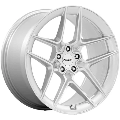 TSW TW008 Slipstream 20x10.5 5x4.5" +35mm Silver Wheel Rim 20" Inch - Imagem 1 de 4