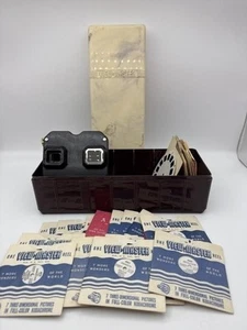 1950s Viewmaster Reel Holde & Reels Works Great Biblical Themed Reels - Bild 1 von 3
