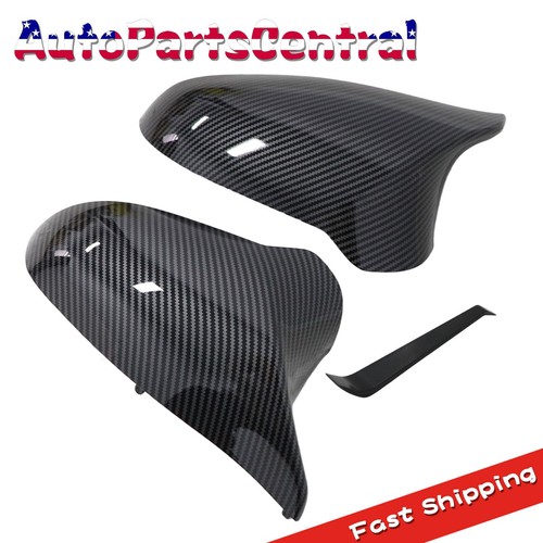 DRY CARBON FIBER SIDE REARVIEW MIRROR COVER Fits BMW M3 M4 F80 F82 F83 ...