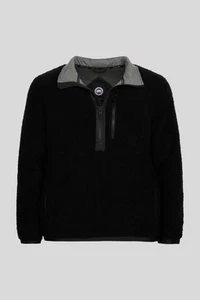 Canada Goose "Renfrew" Men's Fleece Half-zip Pullover - Black. Size XL. - Picture 1 of 2