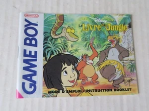 NOTICE DISNEY LE LIVRE DE LA JUNGLE -- pour GAME BOY - DMG-J7-FRA-2 - Picture 1 of 2