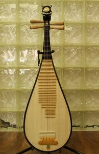 Pipa - Chinese Lute Guitar Dunhuang Musical Instrument - Picture 1 of 6