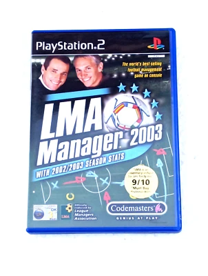 Lma Manager 2003 PS2 PAL UK Sony Playstation 2 FREE Shipping Worldwide - Image 1 of 4