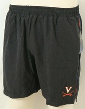 NEW Virginia Cavaliers Colosseum Heathered Athletic Running Shorts Men's L