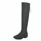 Womens Classic Over The Knee Boots Party Flat Heel Riding Boots Thigh High Boots