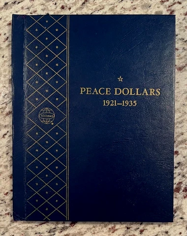 Wonderful Complete 24 Coin Peace Silver Dollar Full Set, 1921-1935, High Grades! Cover