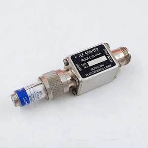 Adaptador Tee Boonton Electronics 91-14A 50Ω con terminación coaxial Huber+Suhner - Imagen 1 de 5
