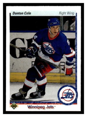 1990 Upper Deck  #517 Danton Cole - Winnipeg Jets  RC - Image 1 of 2