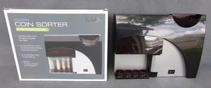 Lux Automatic Coin Sorter 4 Barrel Design - Battery Powered- Works +Original Box - Picture 1 of 4