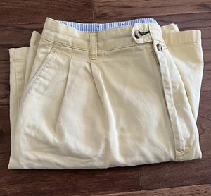 Tommy Hilfiger bermuda chino shorts mens 36 77806 Yellow - Picture 1 of 6