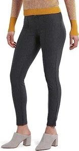 Hue BLACK Pintucked Tweed 7/8 Leggings, US X-Small - Picture 1 of 4