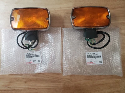 NEW Toyota Land Cruiser FJ40 1971-1975 Amber Turn Signal Set Of 2 81510-60200 - Image 1 of 4