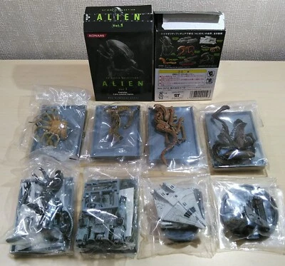 [ALIEN (1979)] # SELECCIÓN DE PELÍCULAS SF Vol. 1: Juego completo de 8 figuras # KONAMI Foto 1 de 4