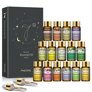 15x 5ML Essential Oil Set Aromatherapy Gift Kit Set Pure Oils for Humidifier - Picture 1 of 13