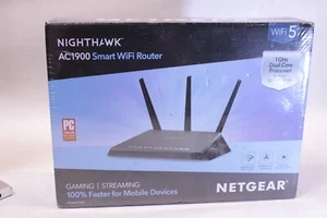NETGEAR Nighthawk AC1900 Smart WiFi Router R7000-1DXNAS Gaming Streaming - Bild 1 von 3
