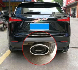 For Lexus NX 300h 2015-2018 Chrome Stainless Rear Exhaust Muffler Tip End Pipe - Imagen 1 de 12