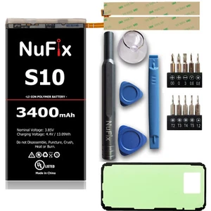 Batterie de remplacement pour Samsung S10 3400mAh EB-BG973ABE EB-BG973ABA G973W G973U - Photo 1 sur 14