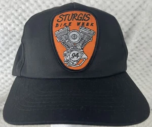 New VTG 1994 Daytona  V Twin Patch Bike Week Motorcycle Bike Week Adjustable Cap - Picture 1 of 7