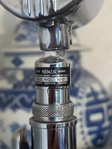 Vintage Astatic Microphone 10-D MICROPHONE-untested-nice original condition - Photo 1/10