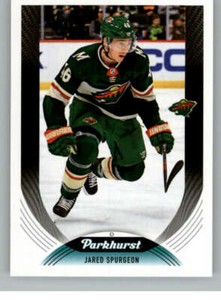 2020-21 Upper Deck Parkhurst #60 Jared Spurgeon Minnesota Wild