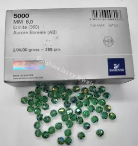 Factory Pack Swarovski Crystal Erinite AB 8mm Faceted Round 5000 Beads; 288pc - Picture 1 of 3
