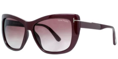 TOM FORD LINDSAY TF434 83T ФИОЛЕТОВЫЙ/РОЗОВЫЙ ГРАДИЕНТ ЛИНЗЫ ПОДЛИННЫЙ СОЛНЦЕЗАЩИТНЫЕ ОЧКИ 58-13 - Изображение 1 из 4
