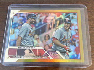 2023 Topps Update Heart Of Gold Goldschmidt/Arenado Gold Foil #US147