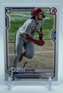 2021 Bowman #2 Alec Bohm Base RC Philadelphia Phillies