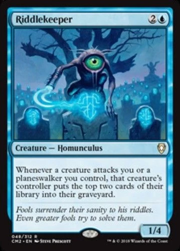 RIDDLEKEEPER Commander Anthology Volume 2 MTG NM Blue - Creature Rare - Image 1 of 1