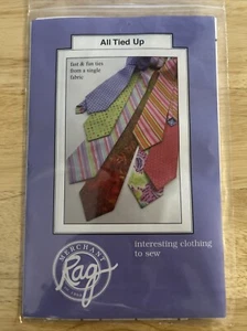 Rag Merchant All Tied Up Tie Pattern New Uncut - Picture 1 of 2