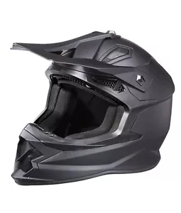 Polaris 4.0 Snowmobile Helmet DOT ECE Ventilated Padded (Small) Black - Picture 1 of 4