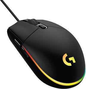 Logitech G203 LIGHTSYNC Mouse Gaming Con Illuminazione RGB, Personalizzabile, 6 