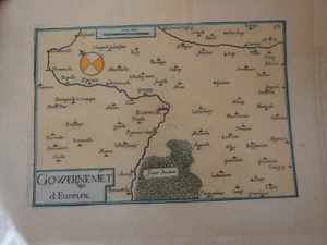plan gouvernement d'evreux Tassin vers 1630 - Picture 1 of 1
