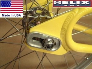 HELIX BMX DROPOUT SAVERS - FITS SE PK RIPPER, RACE INC, FMF, ETC - NEW - Picture 1 of 7