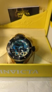 Swiss-Made Automatic Invicta 54Mm Reserve Kraken Gold - Picture 1 of 5
