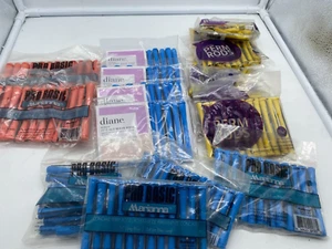 Lot of Perm Rods Elastic Arm Permanent Hair Roller Curler Blue, Yellow A105 - Picture 1 of 8