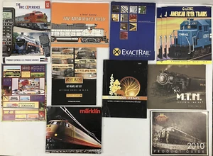 Lote de 10 catálogos de maquetas de trenes MTH Marklin Broadway Limited Woodland Scenics Pro - Imagen 1 de 11