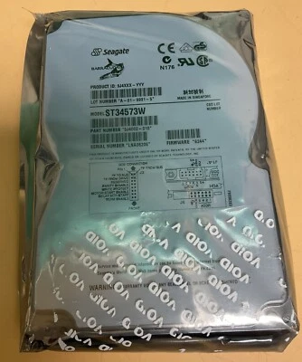 Seagate Barracuda ST34573W SCSI 9.1 GB 3.5" Hard drive - Image 1 of 4