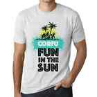 Ultrabasic Homme Tee-Shirt S'amuser Au Soleil À Corfou Fun In The Sun In Corfu