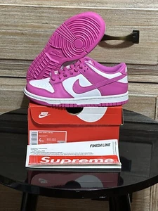 DS Brand New Nike Dunk Low Active Fuchsia (GS) Sz-4Y FJ0704 100 W/Rec Ships Fast - Picture 1 of 10
