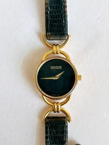 GUCCI 6000.2.L Reloj Damas Cuarzo Tono Dorado Funcionando Usado - Imagen 1 de 7