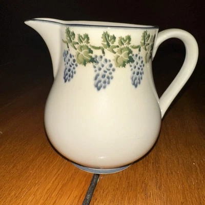 Brixton Pottery Spongeware Grapes Small Jug - Image 1 of 4