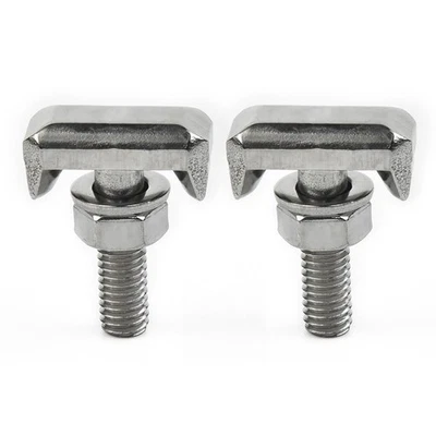 Stainless Steel 2pcs T-Bolts Cable Terminal Connectors #19116852 Useful - Image 1 of 4