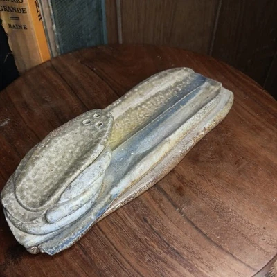 Quemador de incienso de cerámica artística de estudio áspero excelente estado pieza única sin astillas Foto 1 de 4