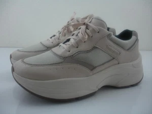 Women's 9 M Rockport Prowalker CI9962 Shoes Neutral Leather Walking Lace-Up NEW - Picture 1 of 14