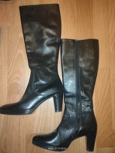 Maripe Damen Stiefel Leder Weich Größe 36,5 Schwarz Guter Zustand - Bild 1 von 9