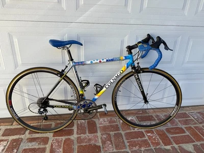 Ruedas Colnago CT 1 Titanio Team Mapei Campagnolo Record Campagnolo Zonda Foto 1 de 4