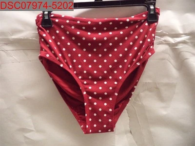 Pantalones de natación Liz Claiborne para mujer talla S rojos/blancos a lunares Foto 1 de 4