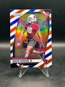 2024 Panini Prizm Marvin Harrison Jr. #375 Rookie Red White & Blue Prizm RC - Bild 1 von 2